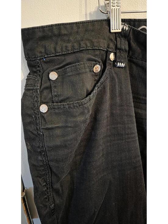 Coogi Australia Womens Size 16 Black Stylish Straight-Fit Denim Jeans! A6124 Y2K - Picture 7 of 7
